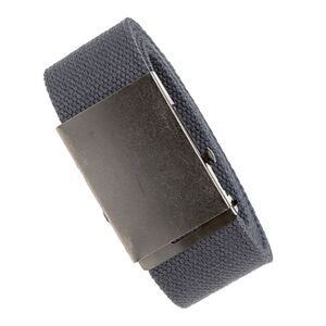 Duke Mens D555 Edward Webbing Waist Belt / Charcoal